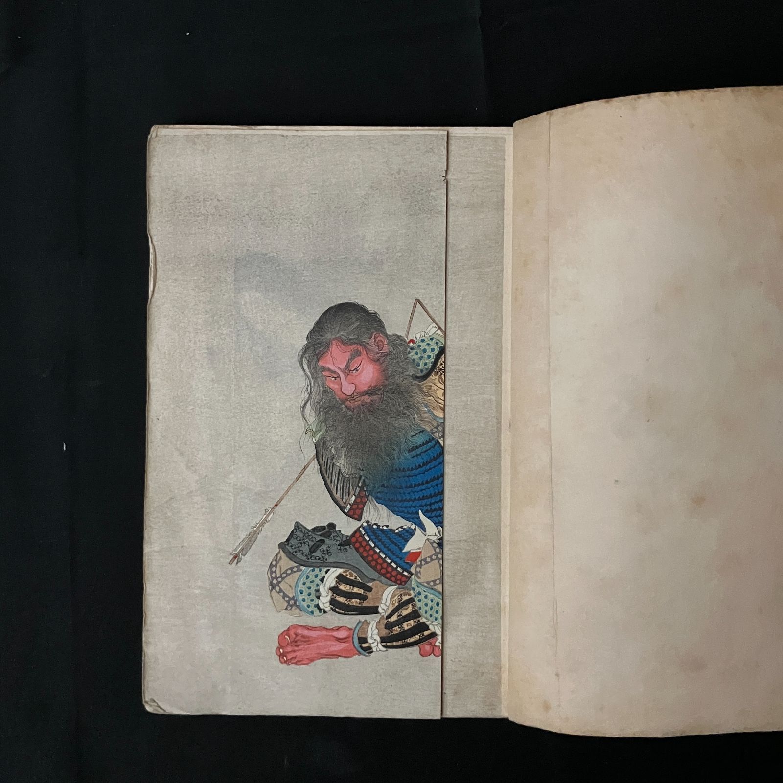 小説口絵木版画、小林永興画、明治文庫四編縁外縁(幸田露伴著)博文館出版 Amazon.co.jp: 小林永興木版口絵入幸田露伴二宮尊徳翁大正5博文