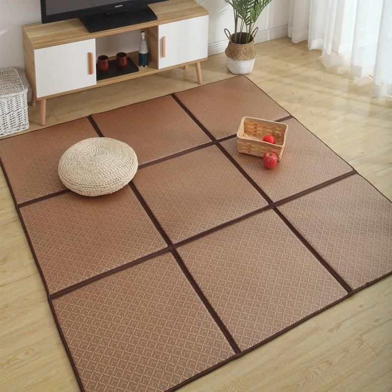 4タイプ 籐マット置き畳 ユニット 畳 和モダン水拭きできる ユニット畳 180*240cm 汚れにくい 水に強い ポリプロピレン 軽量 畳 和モダン ラグ 折りたたみ収納