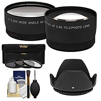 58mm Essentials Bundle with望遠広角レンズ UV|CPL | nd8フィルター レンズフード