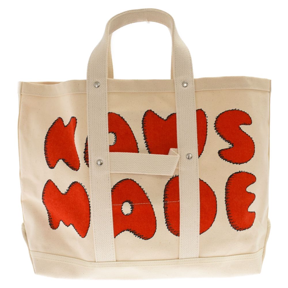 HUMAN MADE (ヒューマンメイド) 22AW×KAWS Medium Tote Bag カウズ