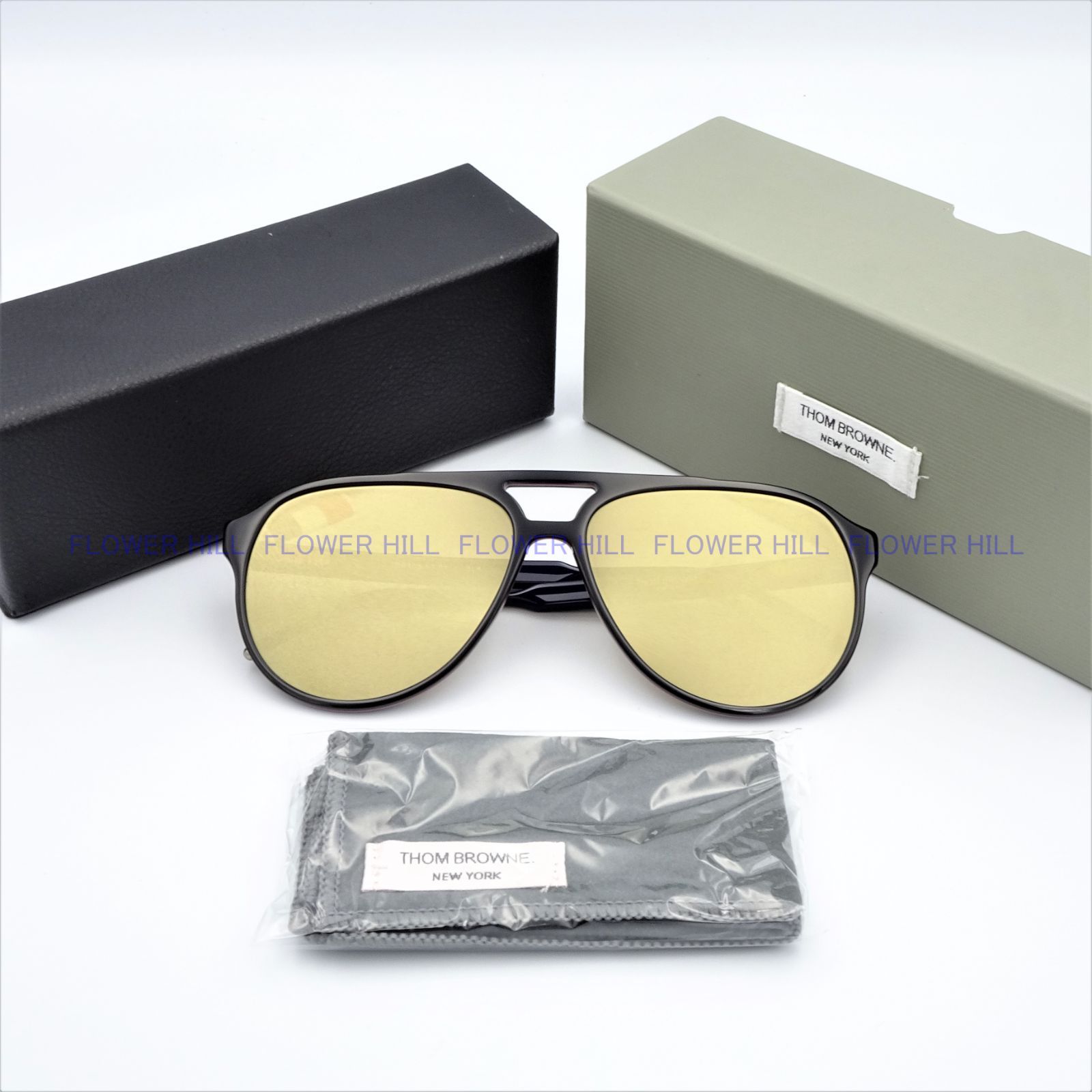 THOM BROWNE トムブラウン サングラス TBS408-63-01 BLK ブラック