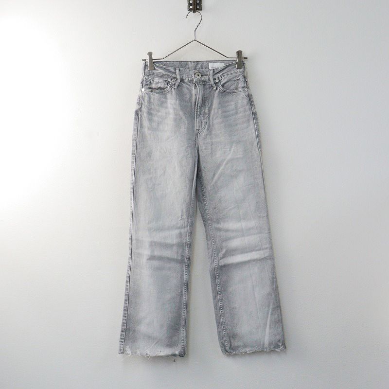 アッパーハイツ upper hights THE TAYLOR SILVER DESTROY ウォッシュド ワイドフ デニムパンツ |グレー ジーンズ 2400014377675