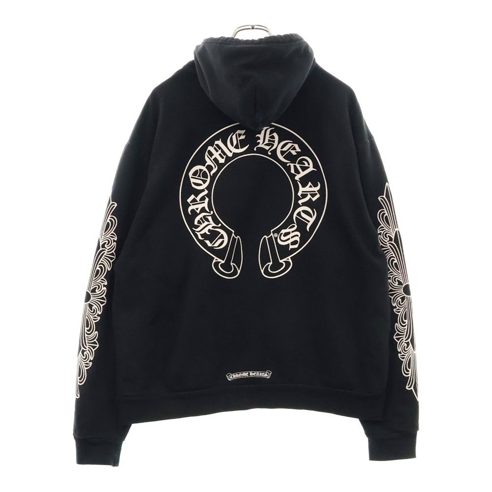 CHROME HEARTS (クロムハーツ) SWTSHRT PLVR プルオーバーパーカー 袖 