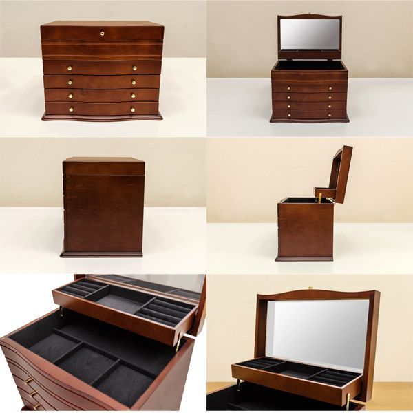 ジュエリーボックス BR/WH - メルカリ