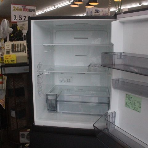 2022年 326L 東芝 3ドア冷蔵庫 ベジータ マットチャコールカラー