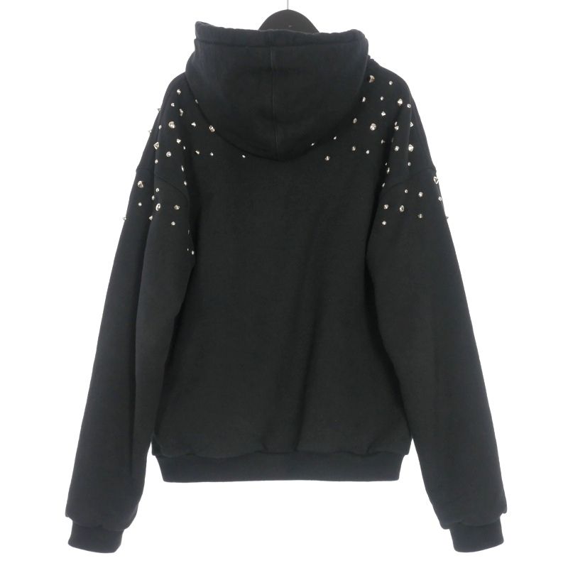 GUCCI グッチ フード付きパーカー 長袖 ブランドロゴ ブラック M GUCCI - 新品 GUCCI グッチ ジャージー パーカー ブルゾン ロゴ