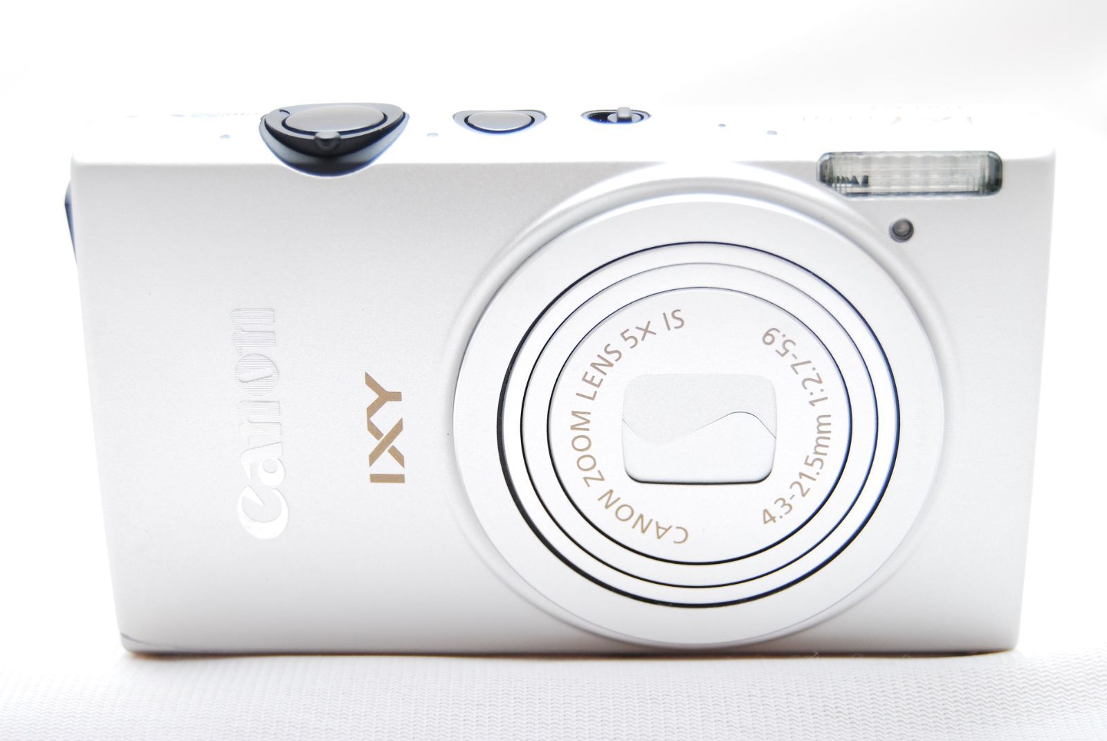 ☆美品 Canon デジタルカメラ IXY 220F シルバー 光学5倍ズーム 広角 