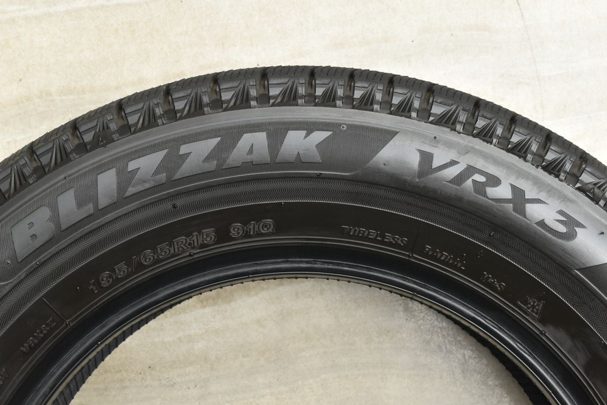 程度良好品】ブリヂストン ブリザック VRX3 195/65R15 4本セット 