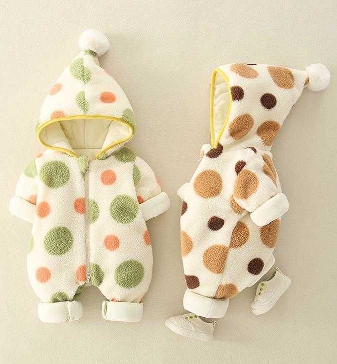 ベビー服 キッズ ロンパース カバーオール 防寒 新生児 赤ちゃん服 裏起毛 ふわふわ お出かけ 出産祝い ギフト 可愛い 長袖 女の子 男の子 秋冬#minas146685
