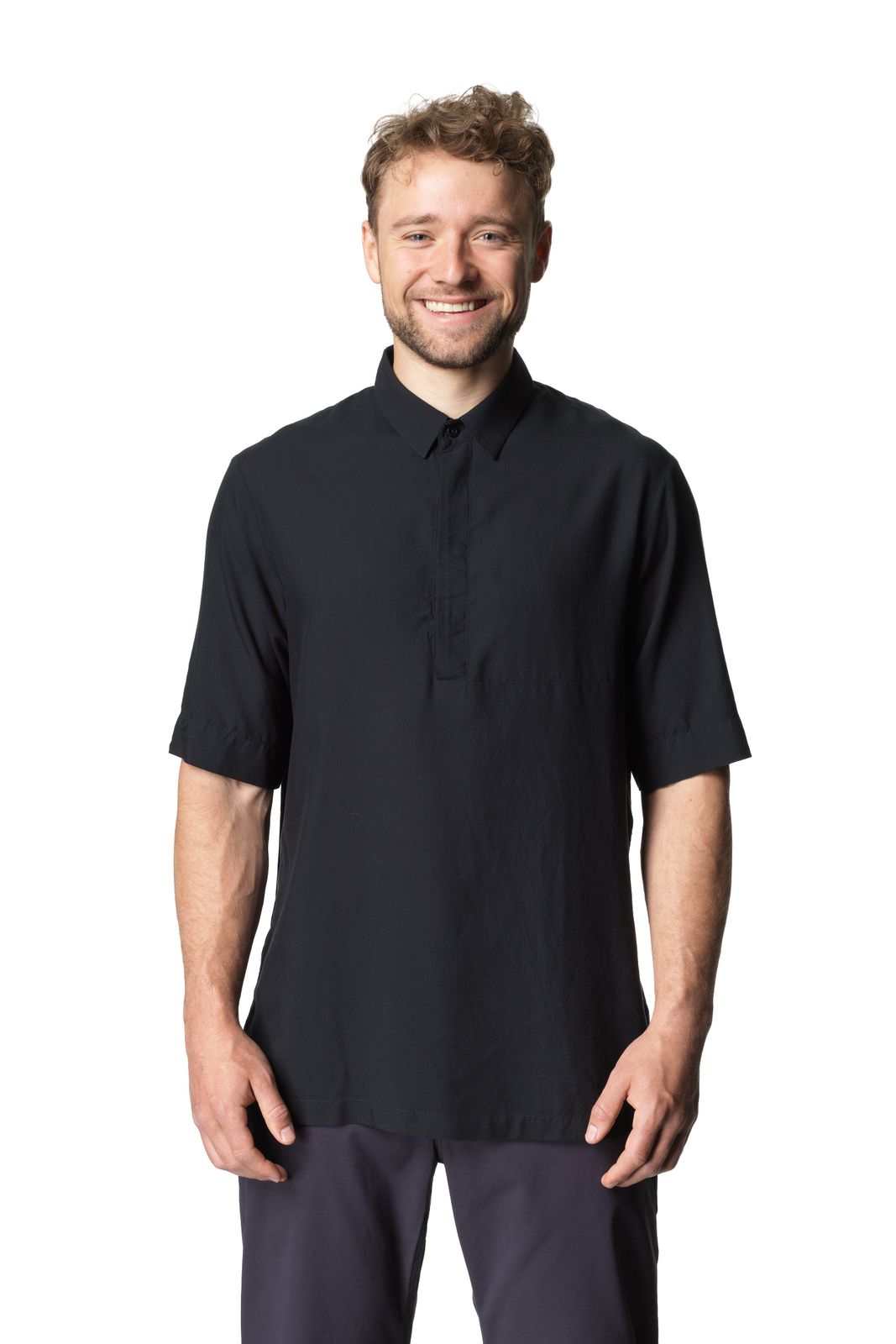 HOUDINI Tree Polo Shirt フーディニ ツリーポロ シャツ True Black Light