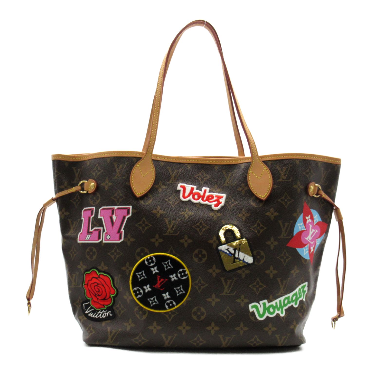 【美品】LOUIS VUITTON ネヴァーフルMM パッチーズ限定トートバッグ 美品】LOUIS VUITTON ネヴァーフルMM パッチーズ限定トート