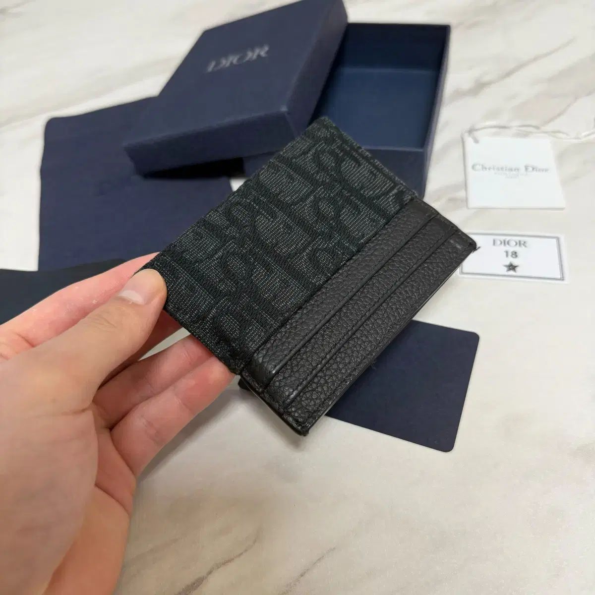 DIOR ディオール オブリーク ジャカード 折り財布 Dior(ディオール