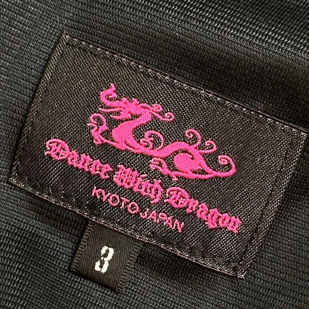 サイズ：3 DANCE WITH DRAGON ダンスウィズドラゴン ウール混 切替 裏
