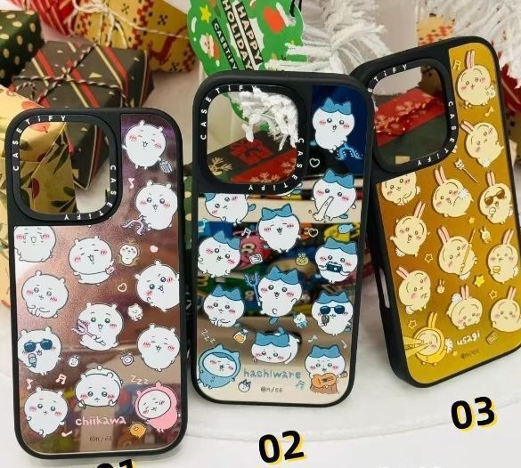 美品 Casetify x Chiikawa iphoneケース iPhone16 iPhone15 iPhone 14 iPhone13 iPhone12 iPhone11 スマホケース ミラーケース 保護ケース