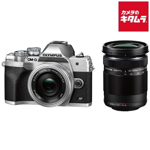 オリンパス OM-D E-M10 MarkIV EZダブルズームキット シルバー 納期約１－２週間