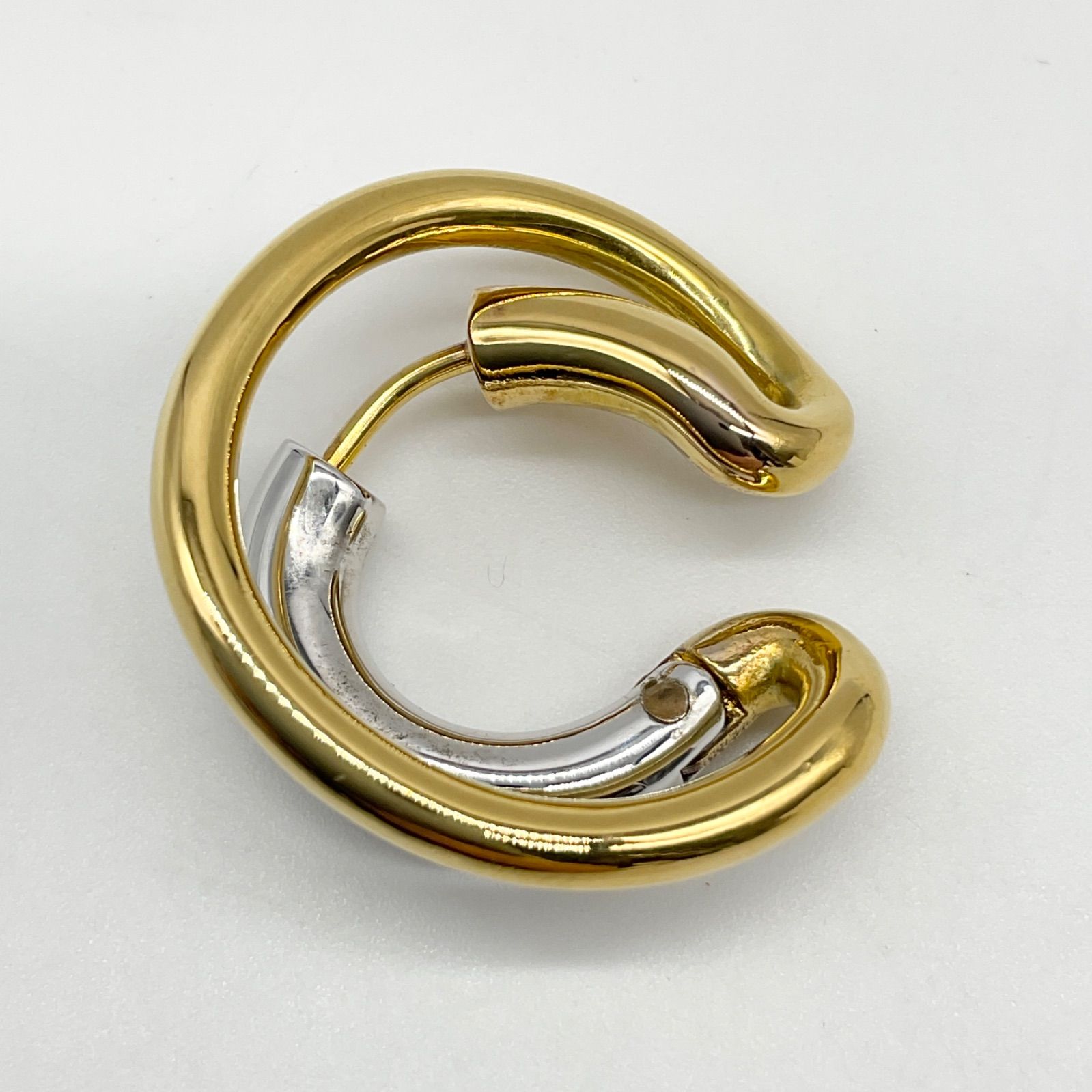 カルティエ ラブ LOVE シングルピアス K18 イエローゴールド