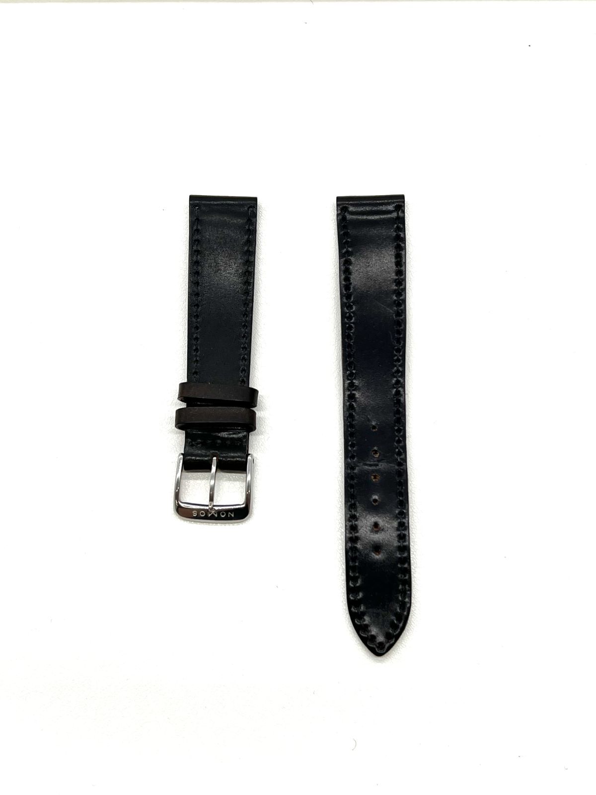 NOMOS シェルコードバン ブラックレザーベルト 未使用】NOMOS