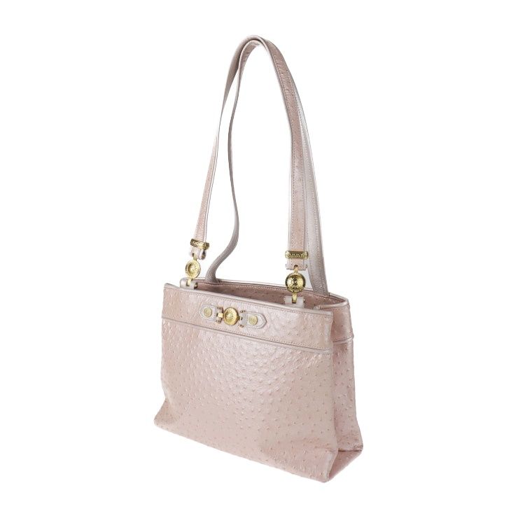 VERSACE ヴェルサーチ ショルダーバッグ オーストリッチ型押し