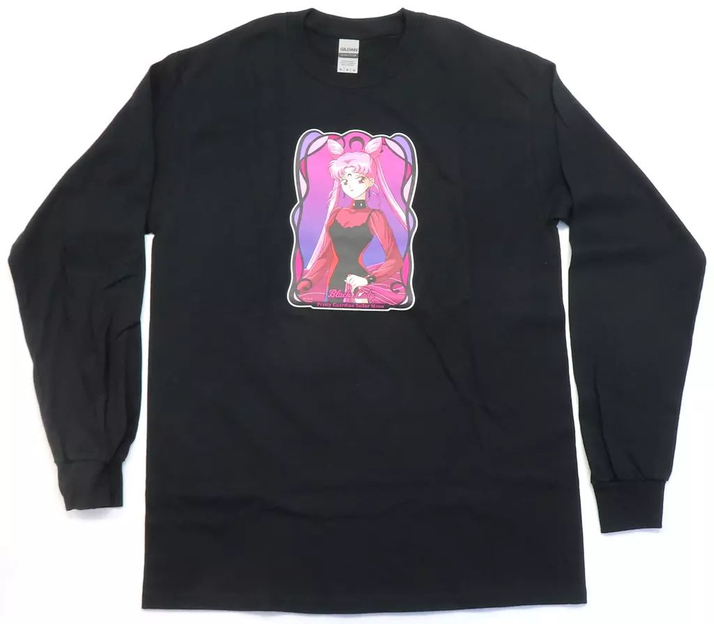 【中古】Tシャツ ブラック・レディ ストアオリジナル ロングTシャツ ブラック Lサイズ 「美少女戦士セーラームーン」