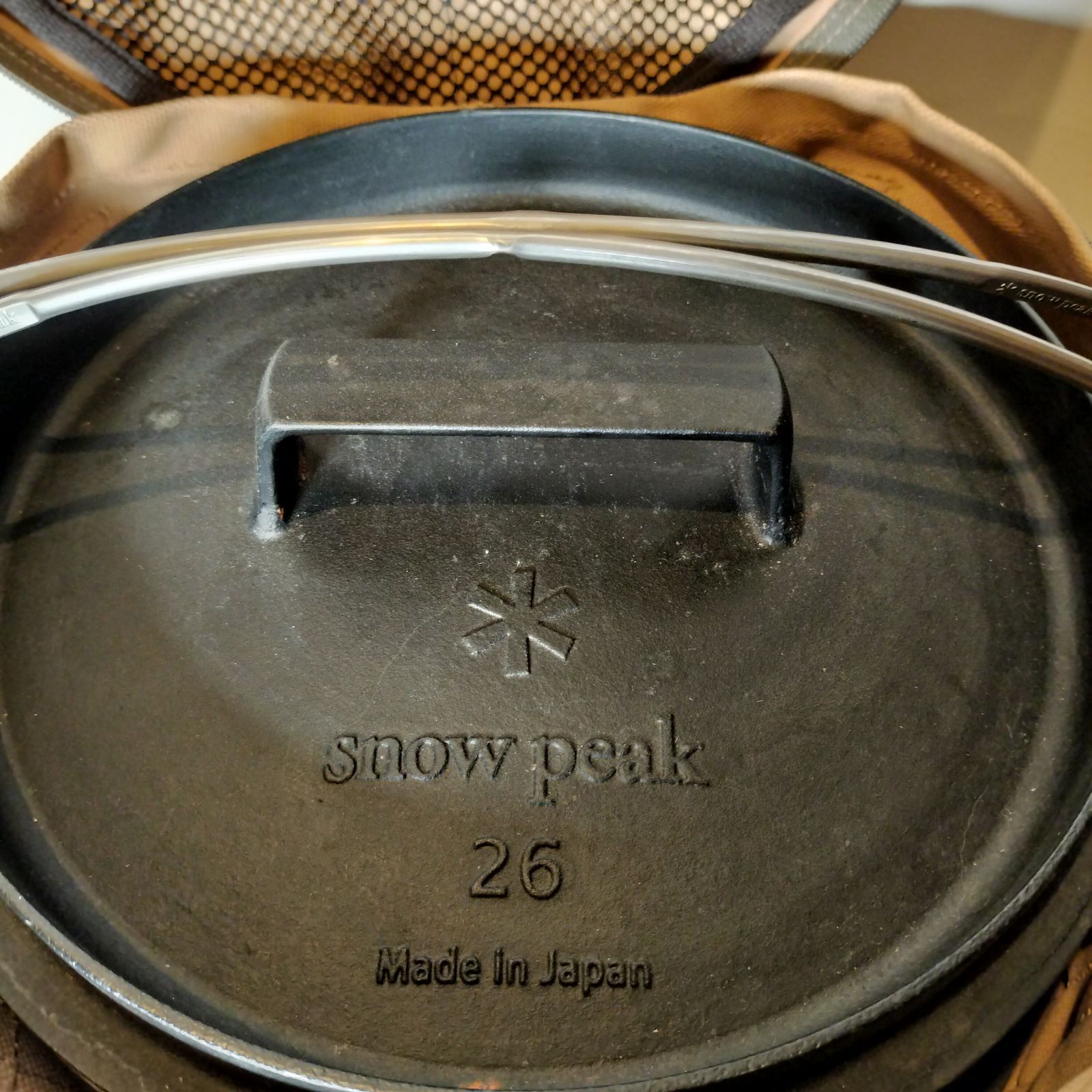スノーピーク|和鉄ダッチオーブン 26|収納ケース付