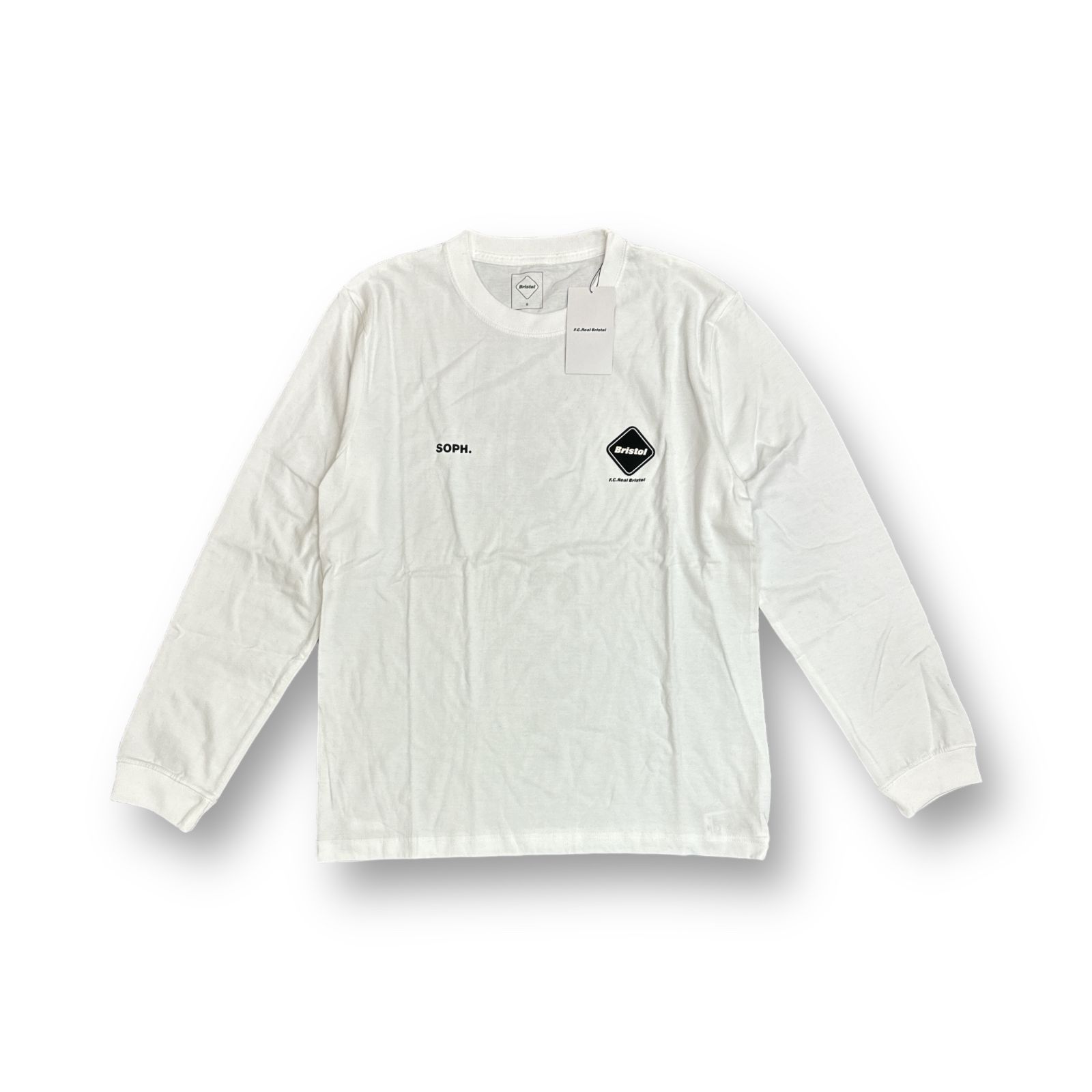 定価13200円 未使用品 F.C.Real Bristol 24SS DRAGON TEAM L/S TEE ドラゴン チーム ロングスリーブ Tシャツ  カットソー エフシーレアルブリストル FCRB-240134 ホワイト S 66943A3 - メルカリ