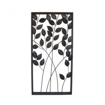 インテリア雑貨 壁飾り ウォールアート ブラックリーフ 2105TSF006