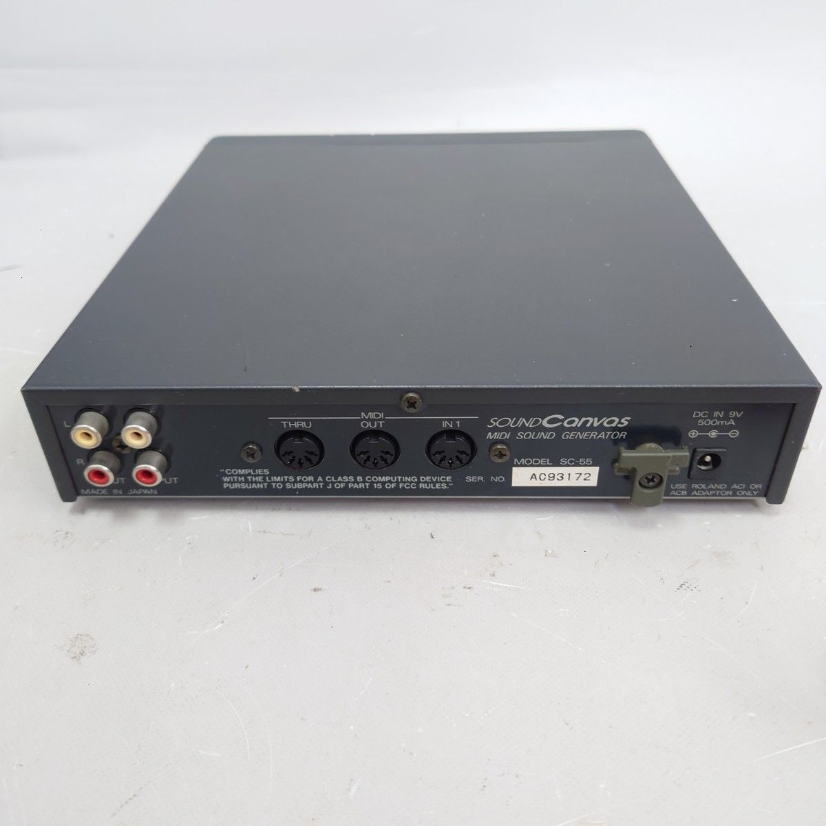 ROLAND Sound Canvas SC-55 MIDI音源ユニット 動作品】Roland SC-55 SOUND Canvas 音源モジュール 本体のみ
