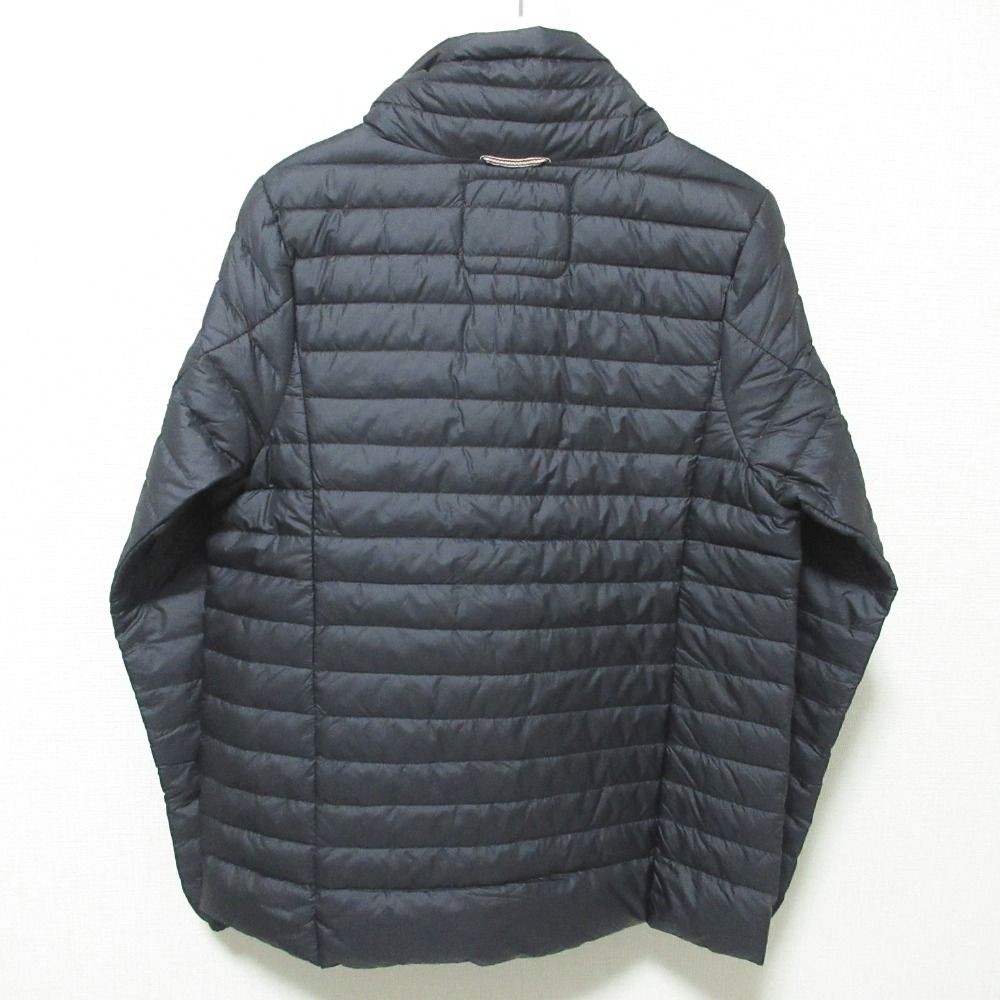 AIGLE - 美品 AIGLE エーグル ナイロン ジップアップ ショート丈 ライトダウンジャケット ブルゾン M ブラック レディース 古着 中古 USED 美品 AIGLE エーグル ナイロン ジップアップ ショート丈 ライト