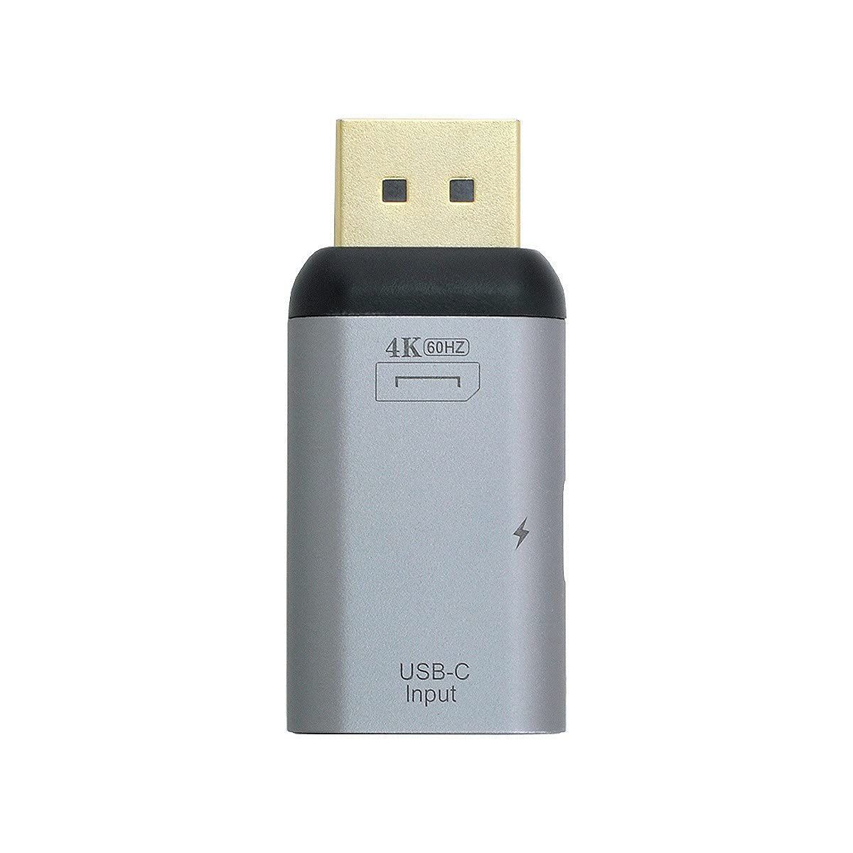 【人気商品】NFHK DisplayPort DPシンクHDTV＆PD電源アダプタへのUSB-CタイプCメスソース