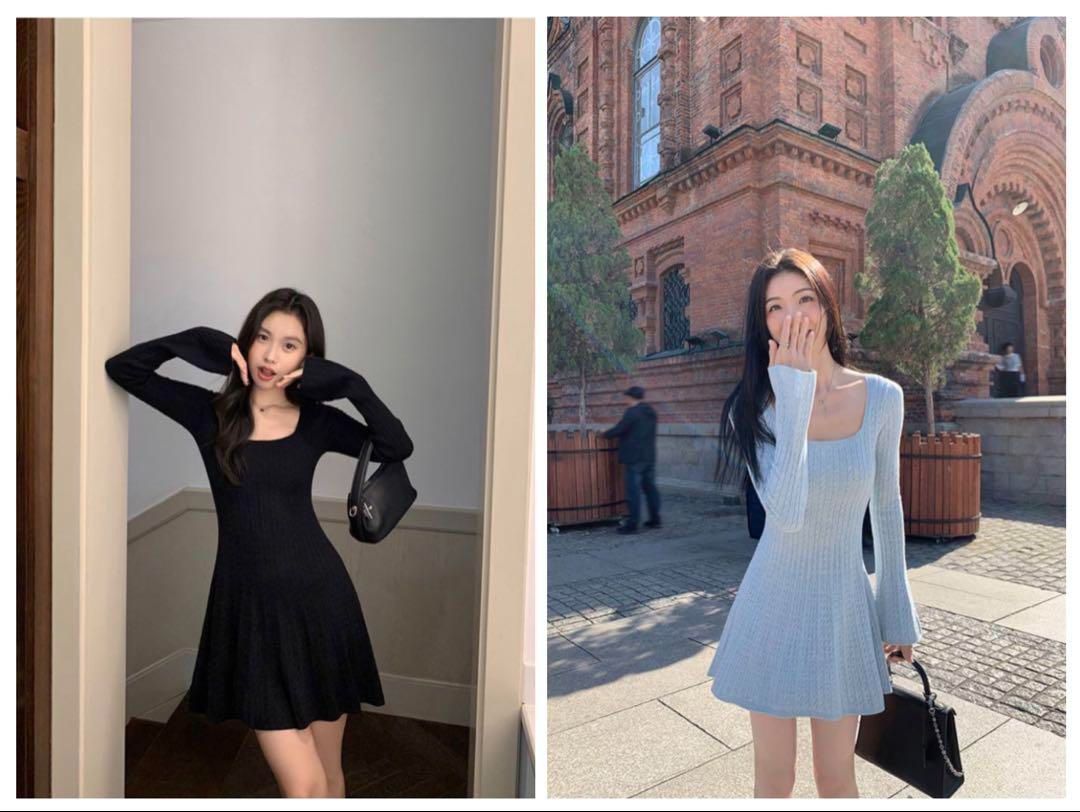 ワンピース PURPLE LABEL / ダンボールニット ワンピース BEAMS GOLF