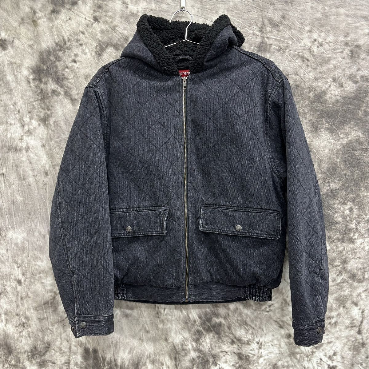 Supreme/シュプリーム【18AW】Quilted Denim Pilot Jacket/キルティング デニム ボア パイロットジャケット/M -  メルカリ