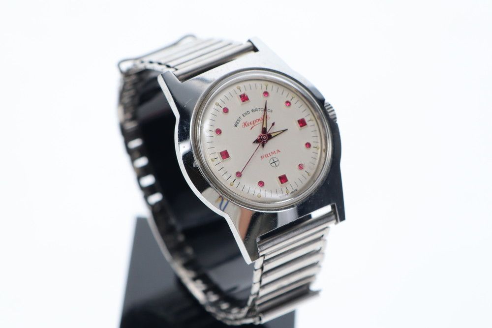 WEST END WATCH PRIMA プリマ Keepsake キープセイク レッド 手巻き 腕時計