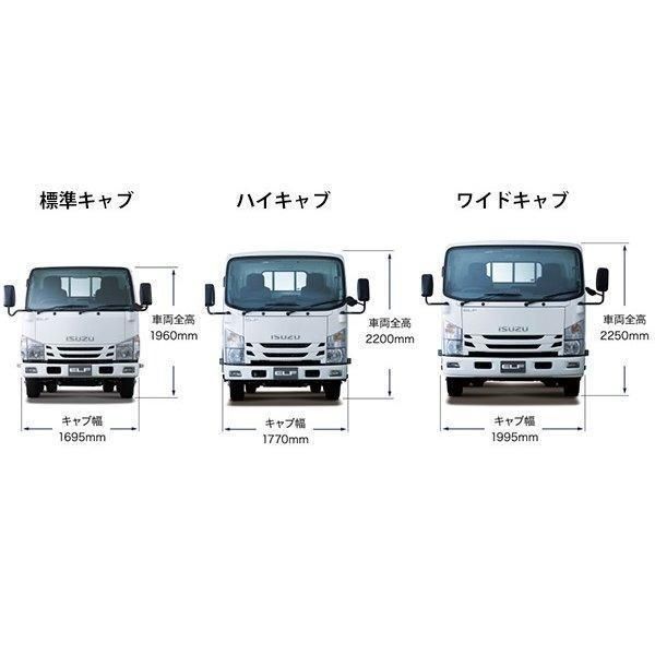 いすゞ 07 エルフ ハイキャブ用 メッキ フロントラインプレート 平成19