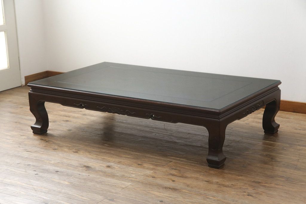 座卓 大阪唐木指物 中森喜三郎 作 唐木家具 紫檀 楽天市場】【中古】 美品 座卓 大阪唐木指物家具 中森喜三郎作 紫檀