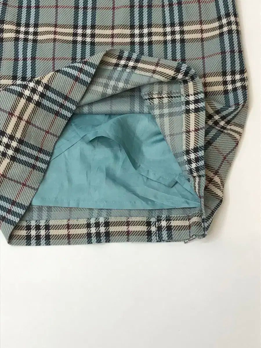 Burberry BURBERRY バーバリー ブルーレーベル ミント チェック ミディ スカート GULLKHAN_COM