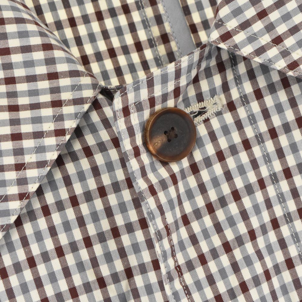 AURALEE/ オーラリー フィンクスウェザークロスチェックコート AURALEE FINX WEATHER CLOTH CHECK COAT — TF Blog