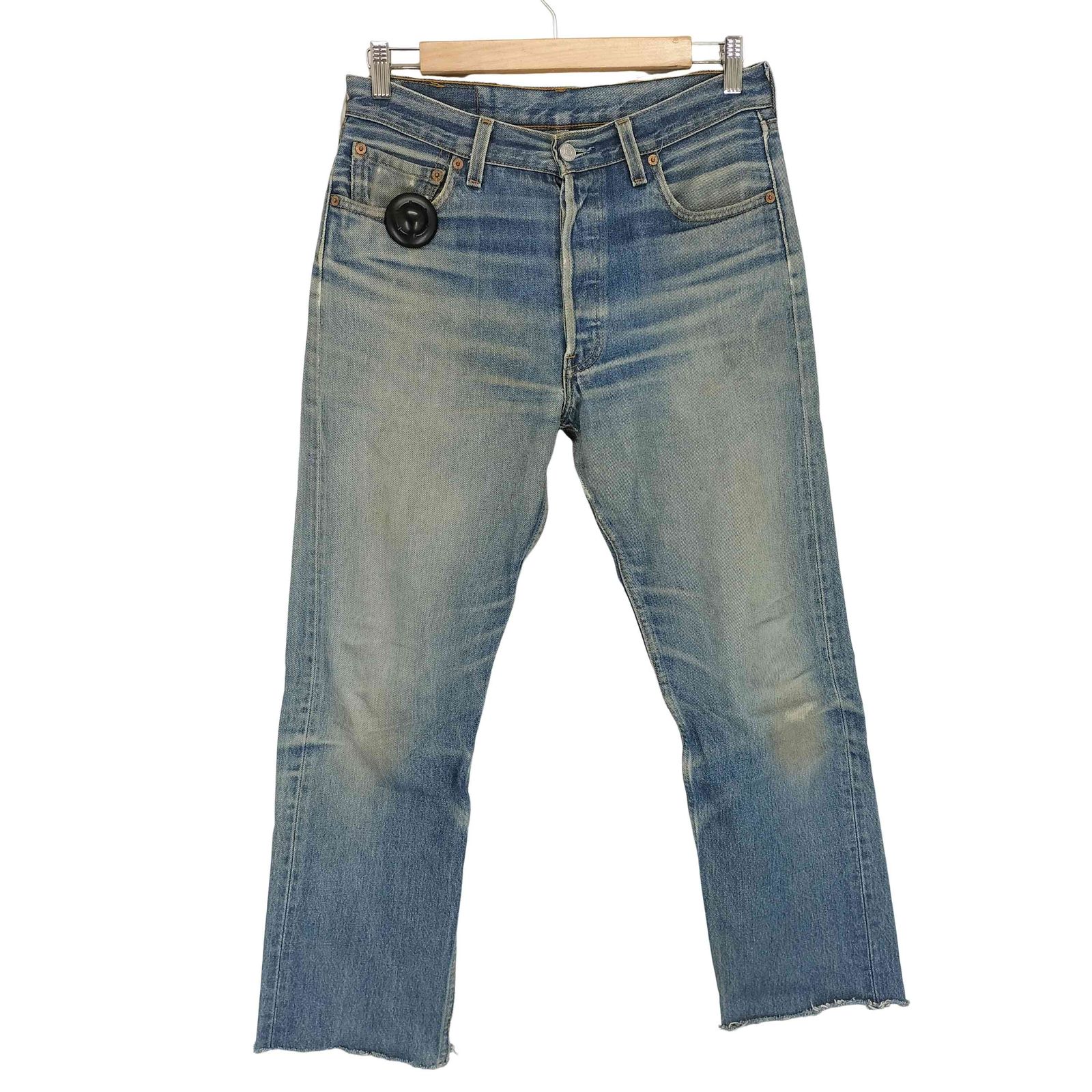 00s　Levi's 501　USA製　デニム　W30 L32　ボタン裏553 00s USA製 Levi's 501 ボタン裏 553 紺 - メルカリ