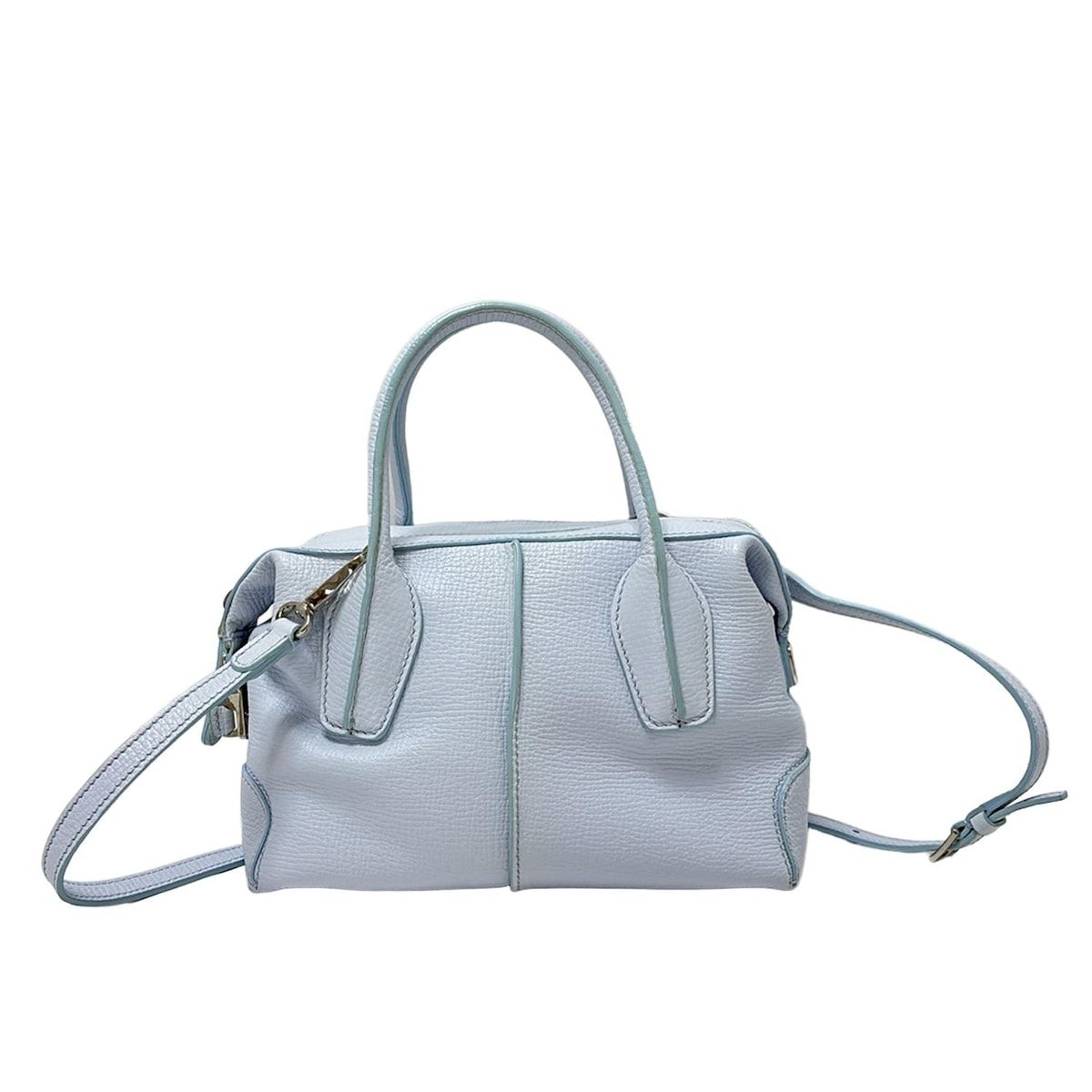 ✨️極美品✨️ TOD's トッズ ハンドバッグ ブルー 青色 レザー 【公式