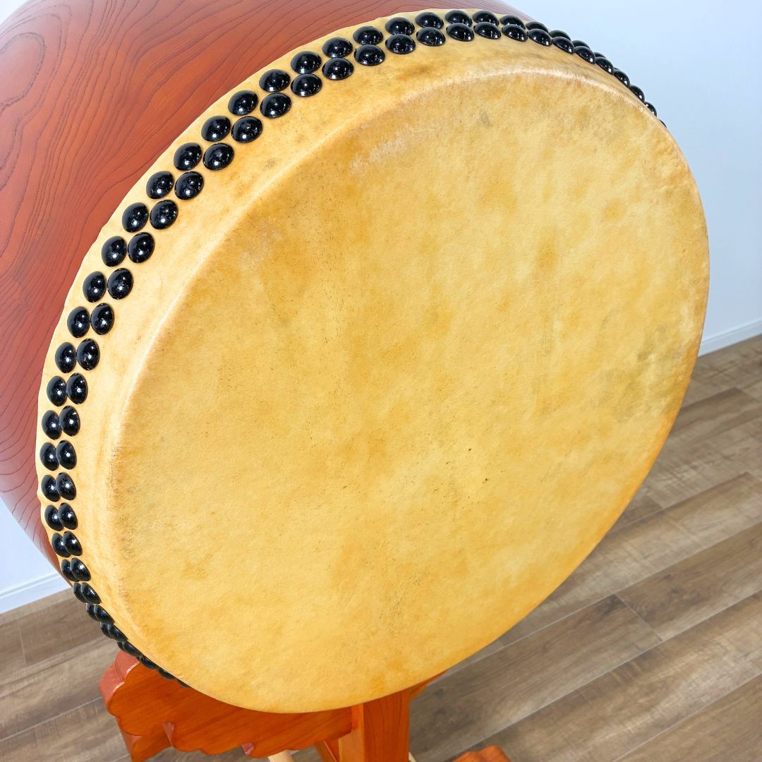 長胴太鼓 2尺 耳無し 台座あり バチ付 IMPECCABLEHEALTHCARESERVICES_COM