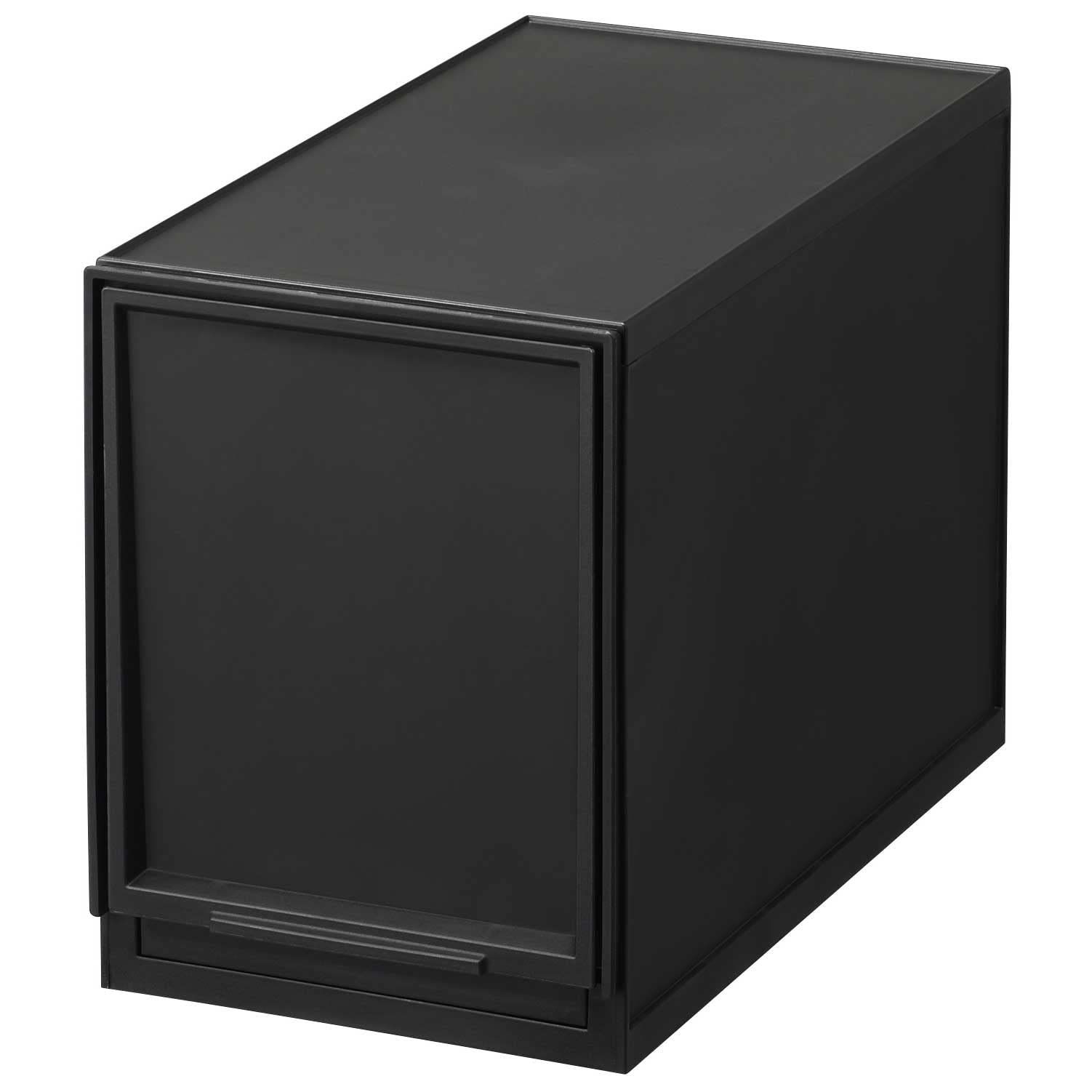 特価セール】(18.8×35.5×25cm) 黒 小物収納 衣装ケース 収納