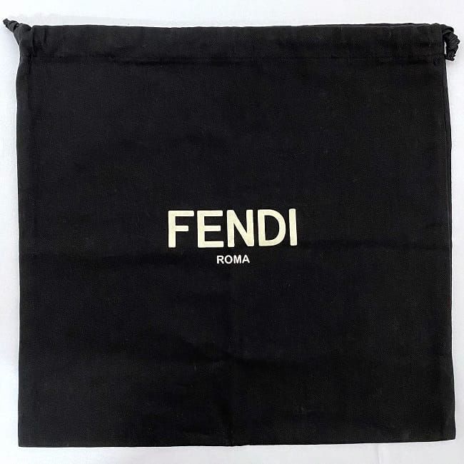 フェンディ クラッチバッグ ブラック モンスター 8M0363 美品 レザー