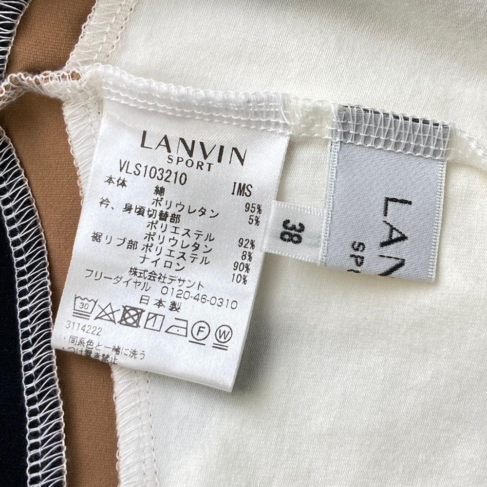 サイズ：38 LANVIN SPORT ランバン スポール ハイネック長袖T
