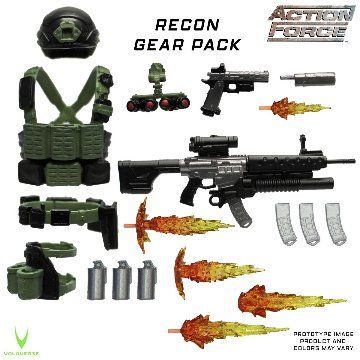 ヴァラバース アクションフォース シリーズ５ 偵察装備パック 武器パック 1/12 スケール Valaverse Action Force Series 5 Recon Gear Pack 1/12 Scale