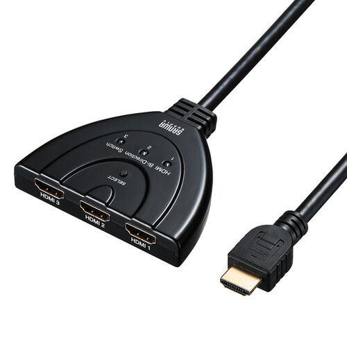 5個セット サンワサプライ HDMI切替器 3入力 1出力または1入力 3出力 SW-HD31BDX5