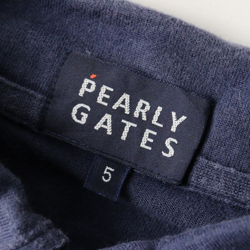 メンズ】パーリーゲイツ PEARLY GATES 配色ライン コットン半袖