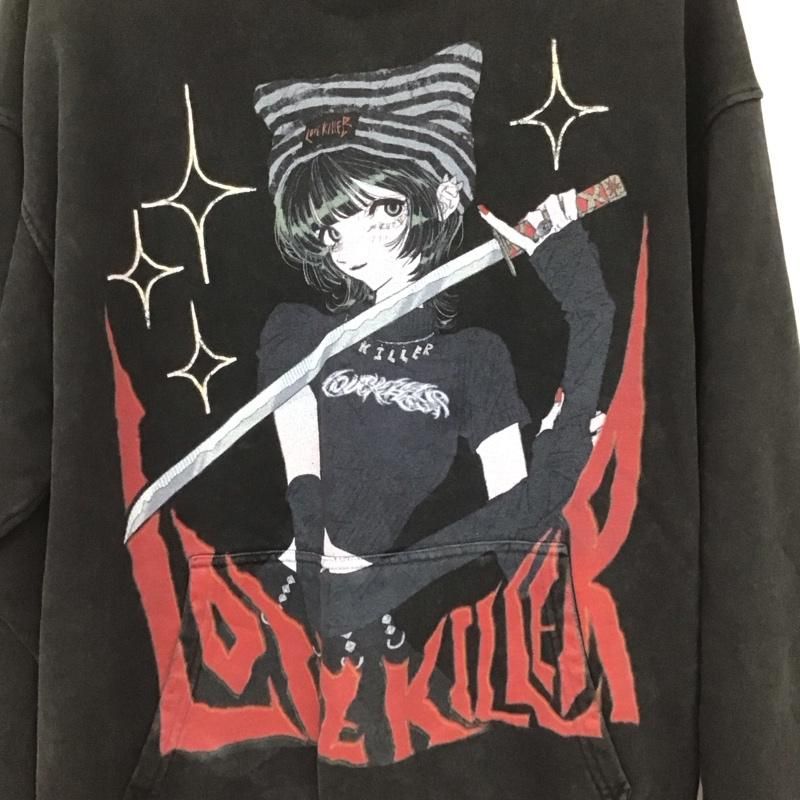 ラブキラー パーカー A'GEM/9 × .kom 『LOVE KILLER/ラブ キラー』 Purple girl
