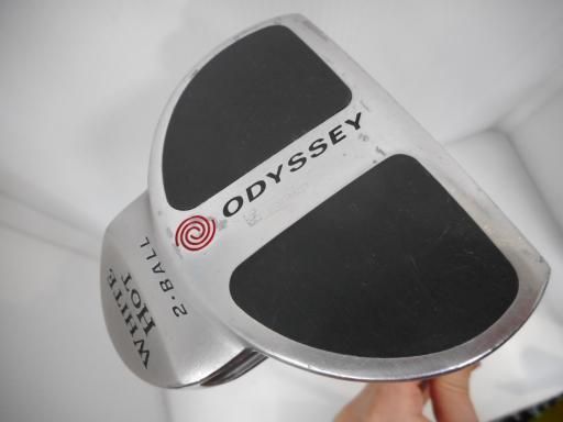 オデッセイ WHITE HOT 2 BALL サイトライン 34インチ パター PT スチール フレックスその他 メンズ 男性用 右利き 右用 Cランク ゴルフクラブ