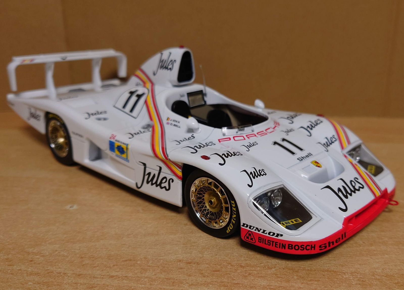 1/18 ポルシェ936 ルマン1981優勝車 #11 ホワイト Porsche 936 ダイ 