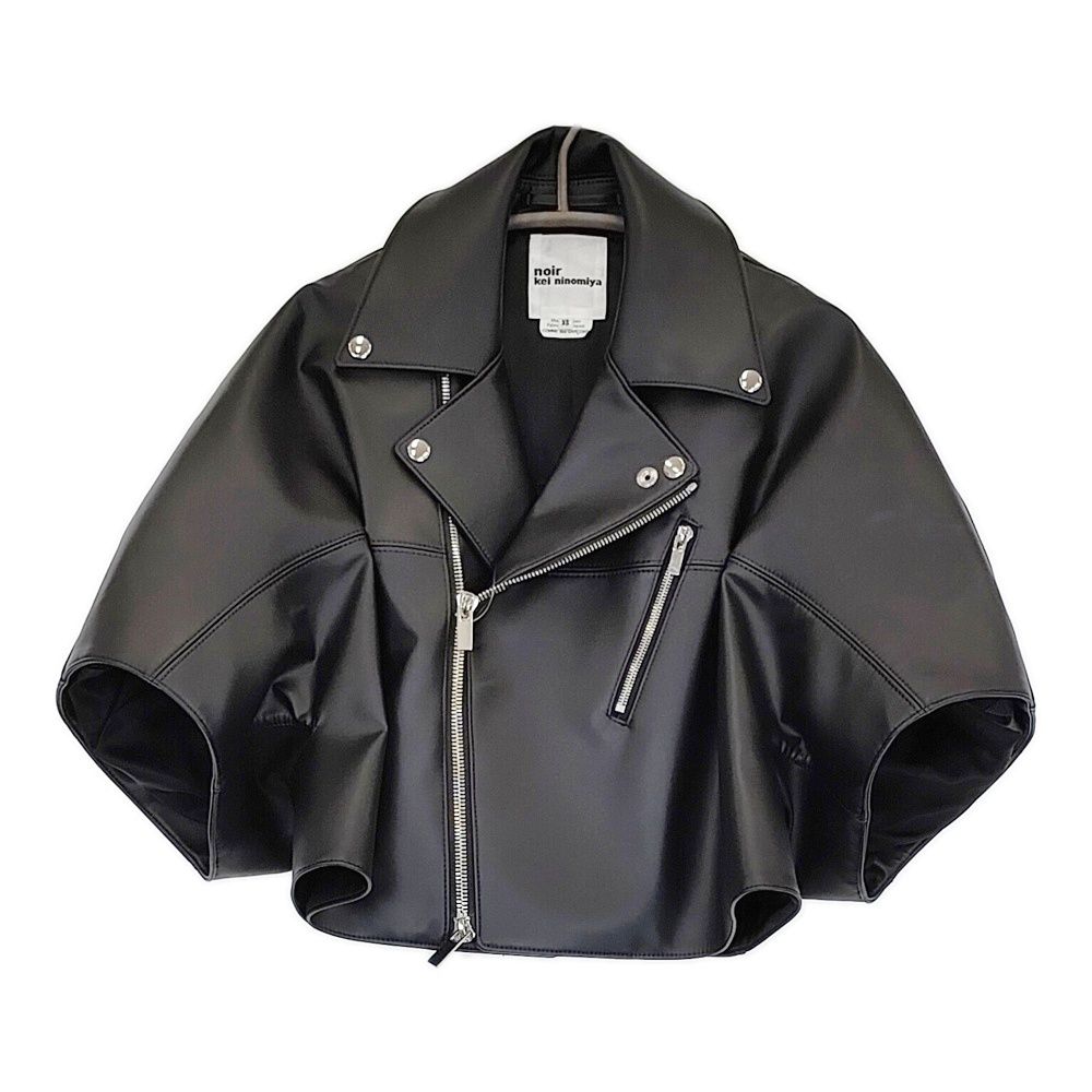 noir kei ninomiya デザインライダースジャケット COMME des