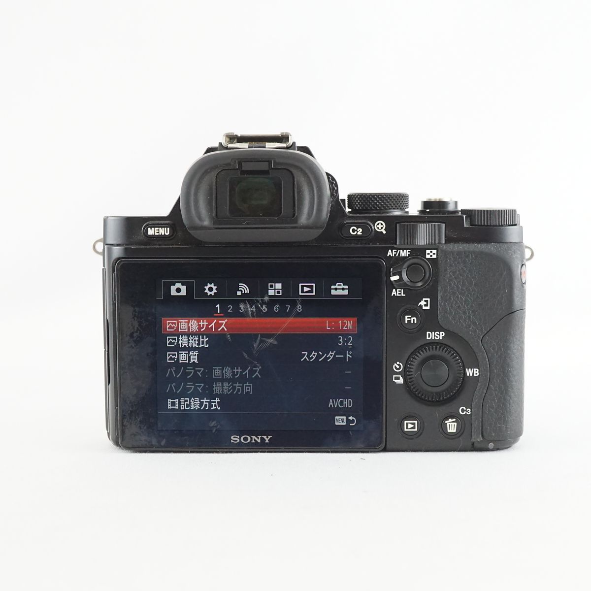 SONY - SONY α7S ILCE-7S ボディ USED品 ミラーレス一眼 カメラ 本体+バッテリー SHOT数極少4499回 フルサイズ 動作品 【難有】 CP6442 SONY α7S ILCE-7S ボディ USED品 ミラーレス一眼 カメラ 本体+
